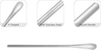 6-Pack 6.2" / 15.8cm Stainless Steel Long Handle Stirring & Mixing Spoon – Reusable Bar Tool for Coffee, Tea, Iced Drinks & Cocktails