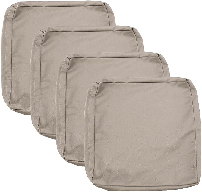 Sqodok Patio Cushion Cover 22x22 inch, Outdoor Seat Cushion Slip Cover by Sqodok
