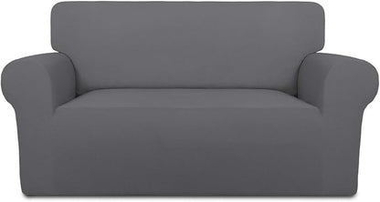 PureFit Stretch Loveseat Covers Fleece Couch Covers by PureFit