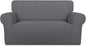 PureFit Stretch Loveseat Covers Fleece Couch Covers by PureFit