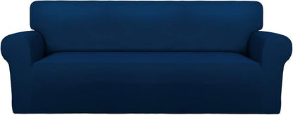 PureFit Stretch Couch Covers for Sofa Large Sofa Slipcovers Navy | 1-Piece by PureFit