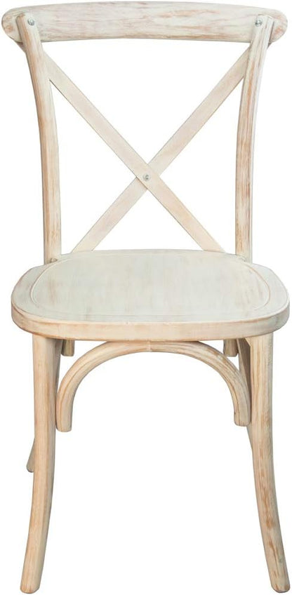 EMMA + OLIVER 2-Pack Wooden X-Back Dining Chair - Image 6