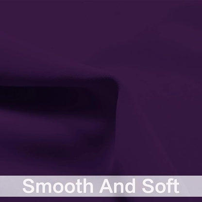 Yakamok Purple Room Darkening Window Curtains 52x36 Inch - Image 4