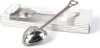 RoseAuroma Set of 20 Pieces Tea Infuser Stainless Steel Long Grip Spoon Loose Tea Leaf Filter Heart Shaped Mesh Tea Strainer,Great Souvenirs Gift for Tea Lovers or Party etc.