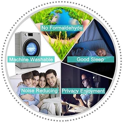 Yakamok Dark Green Room Darkening Curtains 84 inch Sliding Door Drapes | 1 - Image 8
