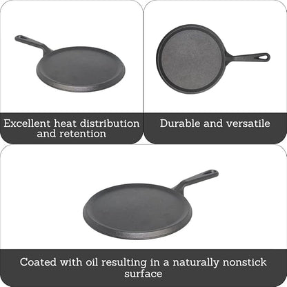 IMUSA 9.5in Cast Iron Preseasoned Comal