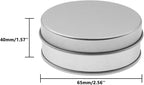 Metal Empty Boxes, Tin Boxes with Lid,Small Silver Tin Boxes,Stackable Organizer Containers,8PCS Storage Tin for Home Outdoor Active Storage Containers