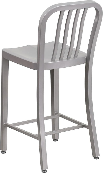 Flash Furniture 24" Commercial Grade Metal Counter Height Stool - Image 5