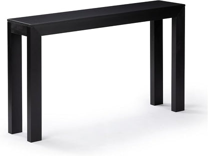 Plank+Beam Modern Solid Wood Console Table, 56 Inch, Sofa Table, Narrow - Image 4