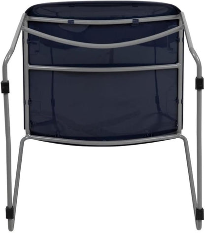 Flash Furniture HERCULES Series 880 lb. Capacity Navy Ultra-Compact Stack Chair - Image 5