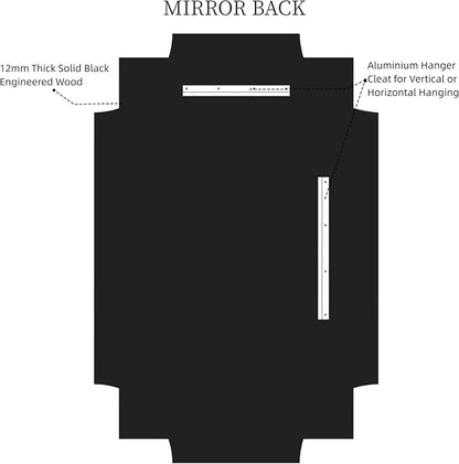 Kelly Miller 32"x48" Large Gold Mirror - Image 7