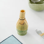 matcha whisk set,matcha set, including matcha bowl, matcha whisk and stand, sieve, spoon, cloth mat, gift for matcha lovers (Green)