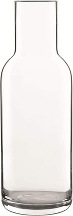 Luigi Bormioli Sublime 34 oz Carafe with Cork Stopper – Elegant Ultra Clear Glass Carafe For Wine, Water, Juice, Milk, Coffee, Iced Tea – Wide Mouth Carafe For Restaurants & Home Use – Made In Italy