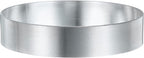 HARFINGTON Round Cake Ring 3.54 x 1 Inch Seamless Stainless Steel Pastry Mousse Dessert Ring Mirror Coating for Baking Cooking English Muffins Crumpet Making Tool