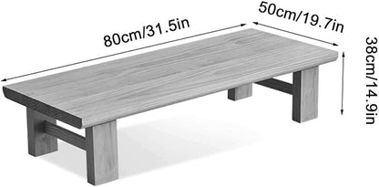 Zen Style Solid Wood Coffee Table - Image 2