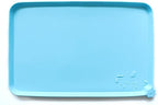 Hoki Found Large Silicone Non Slip Pet Dog Cat Bowl Mats - Waterproof Food Mats for Carpet - Arctic