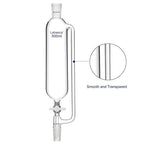 Labasics 500 ml Pressure Equalizing Addition Funnel, Borosilicate Glass Dropping Funnel 24/40 Joint with PTFE Stopcock for Laboratory