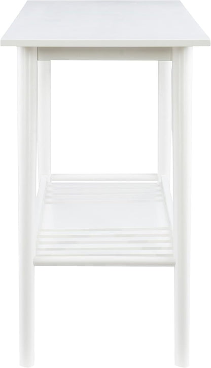 Linon Melissa White Mid Century Console Table - Image 11