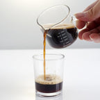 BCnmviku Espresso Glass Measuring Cup Triple Pitcher Milk Cup 75ML Espresso Cups with Handle Espresso Shot Glass with V-Shaped Mouth Clear Accessories Milk Frothing Pitcher (1)