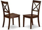 East West Furniture BOC-MAH-W Boston Dining Chairs by EastWestFurniture