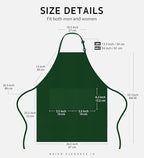 Syntus 12 Pack Bib Apron, Unisex Aprons Adjustable Waterdrop Resistant with 2 Pockets Cooking Kitchen Apron for Chef, BBQ Drawing Apron Bulk, Multi-Color