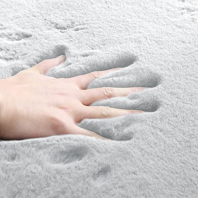 ORINOVA Faux Rabbit Fur Washable Rugs - Image 8