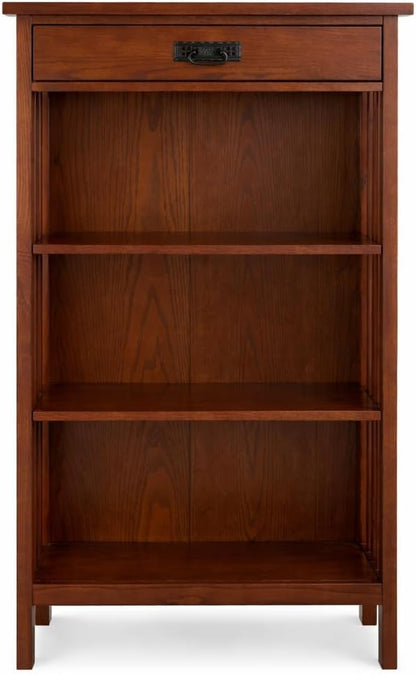 Leick Home 82262 Mission Mantel Height Bookcase - Image 4