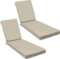 AAAAAcessories Outdoor Chaise Lounge Cushions, Fade-Resistant, Waterproof Patio by AAAAAcessories