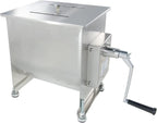 CMI Commercial Tilting Mixer Stainless Steel Manual Meat Mixers with Lid, 20Lb/10L Tilt Tank,(Mixing Maximum 15Lb for Meat),Sausage Mixer Machine Meat Processing Equipment