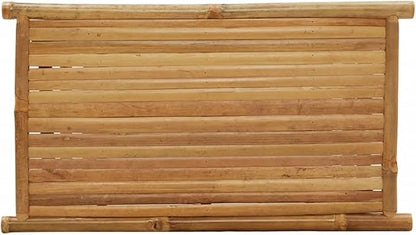 Bamboo Fiber Coffee Table with Storage Shelf, Eco-Friendly Modern Square Design - Image 7