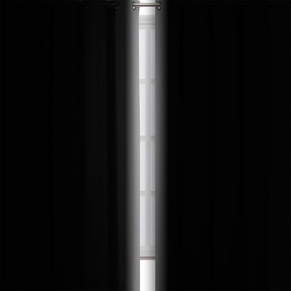 Light Grey Blackout Curtains/38 x 54 Inch/Set of Two Panels Grommet Living Room - Image 3