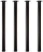 QLLY 29.5 inch / 75cm Adjustable Metal Desk Legs, Heavy Duty Furniture Table by QLLY