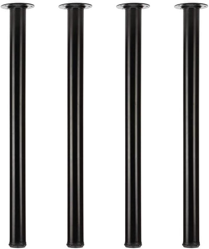 QLLY 30 inch Adjustable Metal Desk Legs, Heavy Duty Furniture Table Legs by QLLY