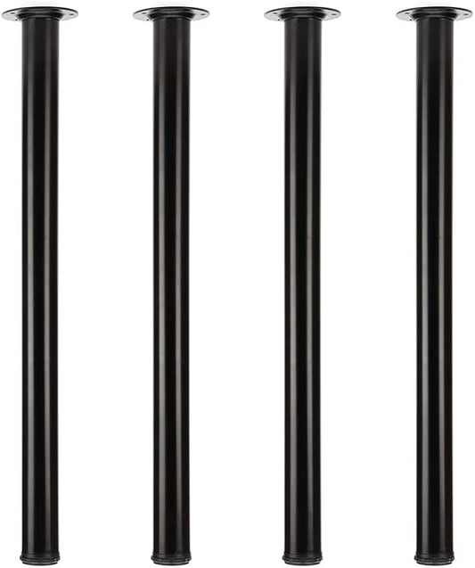 QLLY 30 inch Adjustable Metal Desk Legs, Heavy Duty Furniture Table Legs by QLLY
