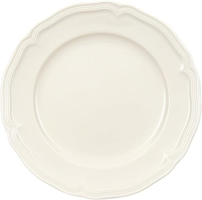 Villeroy & Boch Manoir Salad Plate, Premium Porcelain, Made in Germany, 8.25in, White