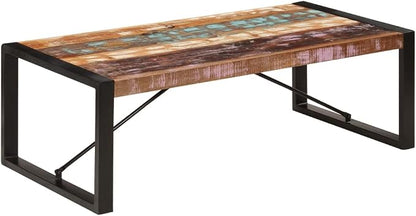 Coffee Table 47.2"x23.6"x15.7" Solid Reclaimed Wood, End Tables, Living Table - Image 9