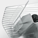 KWS MS-12ES Metal Collection Commercial 420W Electric Meat Slicer 12-Inch with 304 Stainless Steel Blade & Extended Back Space, Frozen Meat/Cheese/Food Slicer Low Noises [ ETL, NSF Certified ]