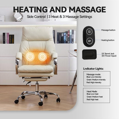 LEAGOO Massage Heated Office Chairs - Image 5