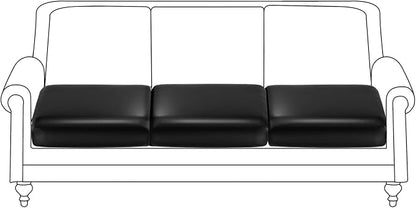 Fuloon Faux Leather Couch Cushion Slipcover, Waterproof Stretch Covers by Fuloon