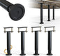 Under Bed Metal Support Legs, Adjustable Height Bed Frame Support Leg, Bed Slat by YUEYIN