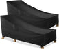 WLEAFJ Patio Chaise Lounge Cover Waterproof, Heavy Duty Outdoor Lounge Chair by WLEAFJ