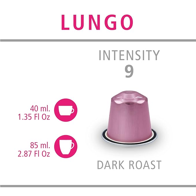 Daniels Blend Espresso Aluminum Capsules Compatible with Nespresso 120 Coffee Pods Single Server Kosher Certified Lungo