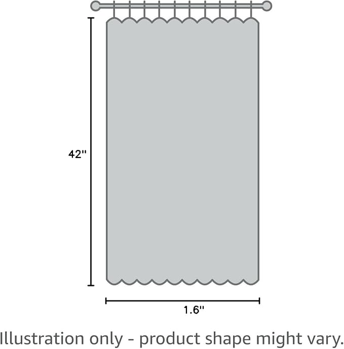 Yakamok Grey Room Darkening Curtains 42x84 inch Gray Grommet-Living Room | 2 - Image 9