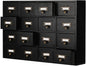 16 Drawers Apothecary Cabinet by PACKGILO