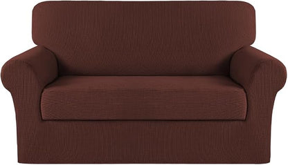 Turquoize Stretch Sofa Slipcover 2 Pieces Sofa Cover Couch Cover by Turquoize