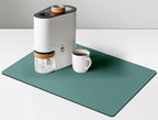 GOLENER Coffee Maker Mat For Countertops, Absorbent, Washable, Reversible Microfiber Dish Drying Mat For Kitchen Accessories, Under Small Appliance Mats