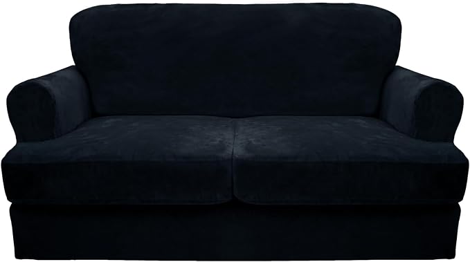 CUCRAF Cushion Sofa Cover 3 Piece Slipcovers, Soft Thick Velvet Couch Cover by CUCRAF