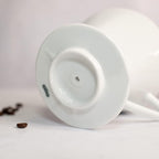 Cilio Porcelain Coffee Filter/Holder Pour-Over, 2/Small, White