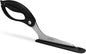 Dreamfarm Scizza 2-In-1 Easy Ergonomic Pizza Scissors with Stainless Steel Pizza Cutter Blades & Non-Stick Slice Server - Black
