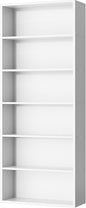 Shintenchi Bookshelf, 6-Tier Open Bookcase and Bookshelves, 6 Shelf Display by Shintenchi%7CFurnitureMadeforRealLife